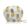 Shower Cap Adjustable Waterproof Double Layer Elastic Reusable Hair Bath Cap Cute Aesthetic for Women Girls-Pineapple - color: R12-Pineapple