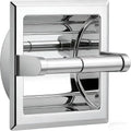 FORIOUS Recessed Toilet Paper Holder, Stainless Steel Durable Tissue Roll Holder Wall Mount for Bathroom Space Saving Design with Mounting Bracket, Wall Toilet Paper Dispenser Insert, Chrome - color: Chrome