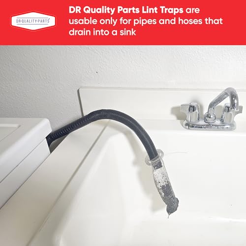 Washing Machine Lint Trap – Stainless Steel Hose Filter, Mesh Drain Catcher, Washer Sock Lint Remover, Rust-Free Snare Laundry Filter with Nylon Cable Ties, 29cmx6.5cm – 50-Pack - style: Pack of 50
