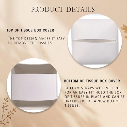 Vintage Flroal Tissue Box Cover Square, Western Tissue Box Decorative Vintage Cowgirl Boots Decor Tissue Holder, Retro Farmhouse PU Leather Cottagecore Decor for Bathroom Kitchen Desk 5.4x5.4x5.3 - color: Vintage Boots Flroal