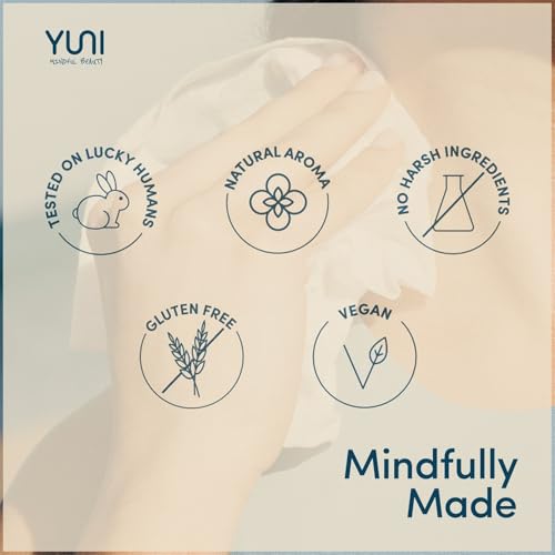 YUNI Beauty Large Body Wipes - Rose Cucumber, 30 Count - Moist Showerless Wipes, Cleanse & Deodorize, On-the-Go Waterless Body Cleanser, Individually Wrapped for Camping, Travel & Gym - size: 30 Count (Pack of 1)
