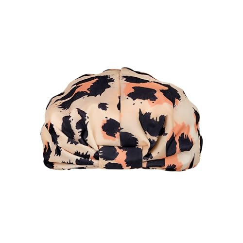 invisibobble – SET Showerwrap Leo – Waterproof Shower Cap – Protects Hair from Moisture & Frizz – Stylish Leopard Print – Reusable & Fashionable