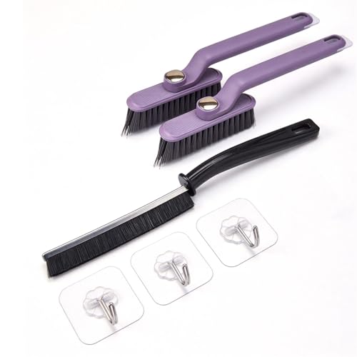3 in 1 Multi-Functional Rotating Gap Cleaning Brush | Suitable for Bathrooms and Kitchens, Window Sills and Corners Cleaning