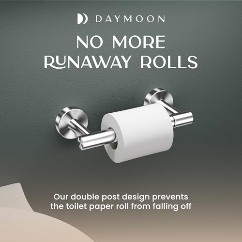 Day Moon™ - Toilet Paper Holder - Modern Roll Holder for Bathroom - 1 Pack - Wall Mount - Classic, Polished Chrome - color: Polished Chrome