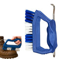 Kelcie's Handheld Shoe Cleaning Brush with Pick for Cleaning Mud Off Shoes in Minutes - Boot Brush & Cleat Cleaner for Golf, Soccer & Other Outdoor Footwear - Heavy-Duty Stiff Bristles Boot Scrubber