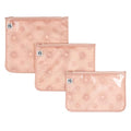 Tiny Twinkle Diaper Bag Organizing Pouches|3 Pack Mess-Proof Clear Front Travel Organizer Bags&TSA Approved Toiletry Bag Set for Baby and Mom Essentials - color: Shine