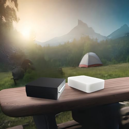 Bathroom Soap Dishes for Dr. Squatch Soap, Square Travel Soap Container with Lid, Portable Bar Soap Holder for Shower Soap Dish Box for Traveling Camping Outdoor Elimeta (2pack Black) - color: 2pack Black