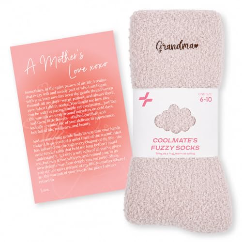 CoolMate Cozy Soft Cloud Socks, Fuzzy Socks for Women - color: B.05 - Grandma Beige
