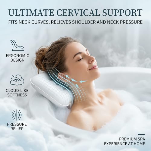 Bubble Bath Mat - Bubble Bath Mat Tub Spa Massager with Remote Control 6-Speed Adjustable Massage & Upgraded Anti-Slip Suction Cup (44.9" x 16.9"White) - color: White