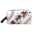 Kids Travel Toiletry Bag for Boys Girls - Waterproof Makeup Pouch Hanging Cosmetic Wash Bags Dopp Kit Shaving Bag for Toiletries Accessories(Baseball) - color: Baseball