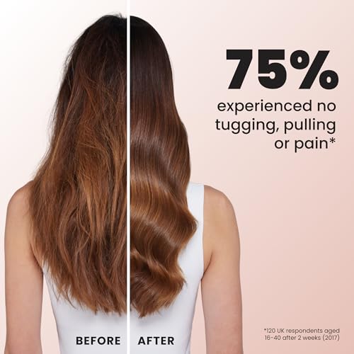 Tangle Teezer Ultimate Detangler Brush, Straight to Wavy, Summer Rose | Patented two-tier, regular-flex teeth reduce breakage & split ends on wet or dry hair; Shower-friendly hairbrush for all ages - color: Summer Rose