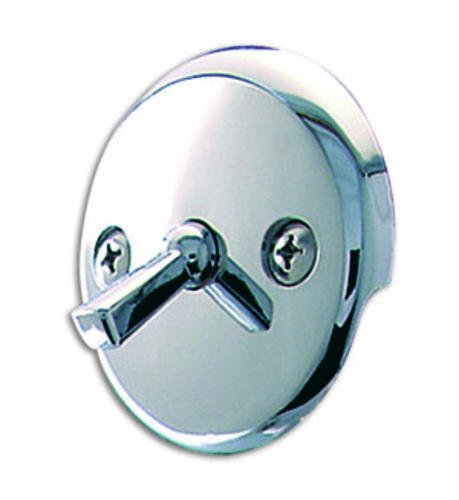 PF WaterWorks PF0960-CHBath Tub/Bathtub Drain Trip Lever Overflow Face Plate with Matching Screw for Waste and OverflowChrome - color: Chrome, style: Trip Lever