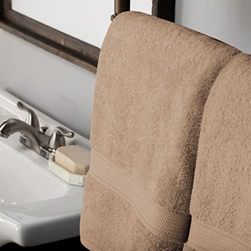 Superior Egyptian Cotton Ultra Plush & Absorbent, 10 Piece Set, Latte | Quick Dry, Soft Luxury Towel Set, Bath Essentials, Guest Bath, Spa, 2 Bath, 4 Hand, 4 Face Towels, Madeline Towels - color: Latte, size: 10-Piece Towel Set