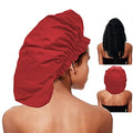 ELEBOX Premium Collection Super Jumbo Shower Cap Red - color: Red