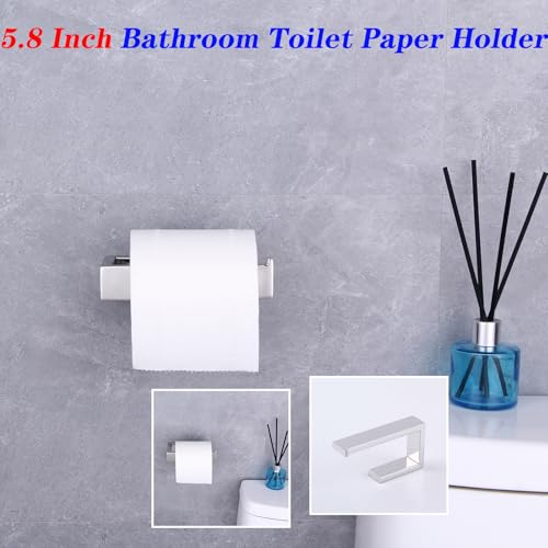 GERZWY Polished Stainless Steel Toilet Paper Holder Paper Towel Dispenser Tissue Roll Hanger Wall Mounted HG1718-JG - color: Polished