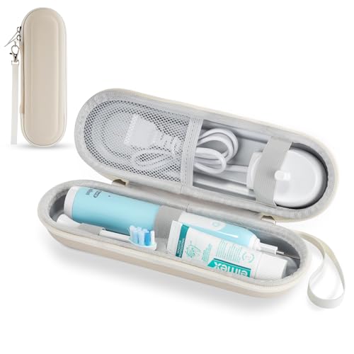 Toothbrush Travel Case for Oral B/Oral-B Pro 1000 1500 5000 7000 & Philips Sonicare 4100 1100 5300 5100 6100/iO Electric Toothbrush, Hard Protective Storage Bag (Starlight-2) - color: Starlight-2
