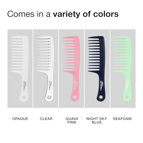Paul Mitchell Detangler Comb, Wide Tooth Comb Detangles Wet or Dry Hair - color: Clear - 9.62 in.Length (Pack of 1)