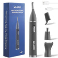 Nose Hair Trimmer for Men, Painless 3 in 1 Grooming Kit for Nose, Ear, Eyebrow & Body Hair, Rechargeable No Pull No Snag Trimming with 3 Waterproof Replacement Heads, Easy Cleansing - size: 3 in 1