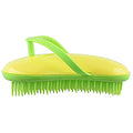 B131 Shower Head Brush/Exfoliator Shampoo Brush/Head Massager Scalp Stress Relax Shower Brush/Scalp Scrub Hair Brush Massager/Hair Massager for Hair Growth/Scalp Dandruff Brush Small Hair - color: Green Sun