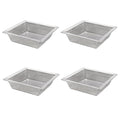 Leyso Stainless Steel Floor Sink Top Hang Basket Strainer Sink Drain Cover 10” x 10” x 2-1/2” for Kitchen, Restaurant, Bar, Buffet (2-1/2"H SS x 4) - style: 2-1/2"H SS x 4