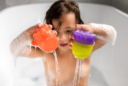Ubbi Translucent Interchangeable Silicone Bath Toys for Baby and Toddler, Mix and Match Ocean Animal Water Toys, Set of 4 - color: Translucent Interchangeable Critters