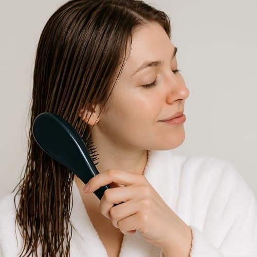 Wave Detangling Brush Set for Curly Hair, Thick, Straight & Natural Hair - Gentle Detangler Hair Brush for Women, Kids & Toddlers with Flexible Bristles -Hairbrush for Wet & Dry detangle | Gentle Detangler, Flexible Bristles, For Women & Kids, Wet & Dry H