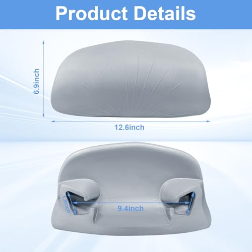 Earthtec 76558 74610 Replacement for Hot Spring Spa Pillow Hot Tub Headrests Fit for Limelight Spas, Pulse/Pulse DL/Bolt (2012-2017), Glow/Flair (2008-2017), Gleam (2013-2017) (3 Pcs)