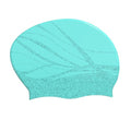 WHALE Extra Large Swim Cap Designed for Men and Women with Thick, Long Hair, Hair Extensions Or Afro-Textured Hair Long-Hair Swim Cap Highly Waterproof to Keep Hair Dry - color: Purple-blue