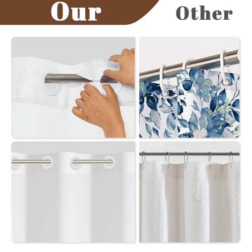 No Hook Shower Curtain and Snap in Liner Set, Cute Cartoon Cats & Dogs Bath Time Print Shower Curtains for Kids Pet Lovers Bathroom, Funny Waterproof Bath Curtain with Mesh Top, 71x74 Inch - color: Cat & Dogs