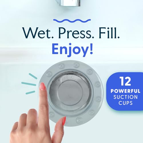 SlipX Solutions Bottomless Bath Overflow Drain Cover for Tub, Adds Inches of Water to Bathtub for a Warmer Deeper Bath, Spa Accessories, Drain Block, Water Stopper Plug (4 inch Inner Diameter, Gray) - color: Gray
