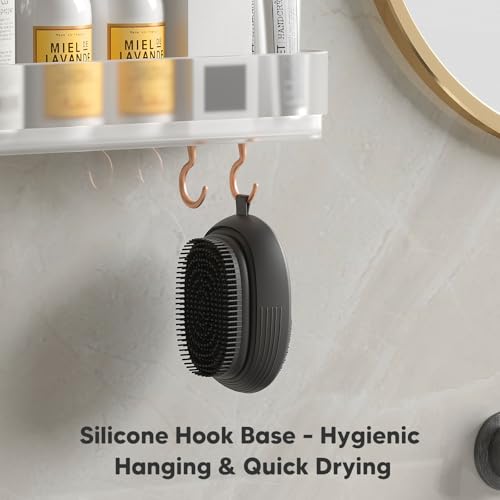 Electric Sonic Body Scrubber – Food-Grade Soft Silicone Shower Brush & Loofah Alternative, Gentle Exfoliating & Deep Cleaning, Removes Dry Skin, Boosts Circulation & Revives Skin Glow