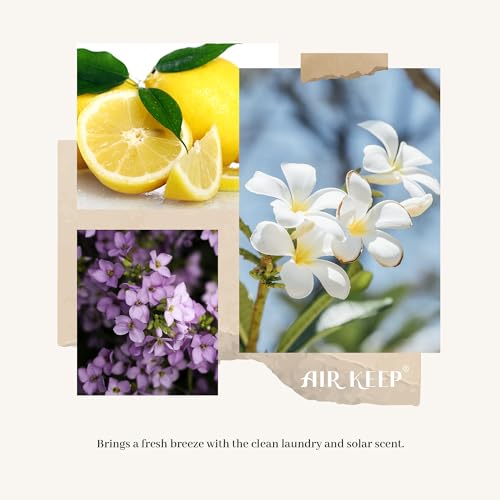 Airkeep Reed Diffuser Set/Clean Linen/6.76 fl oz(200ml)/1 Pack/Home & Office Decor Aromatherapy Diffuser Oil Gift Set - size: Real Flower/6.96Ounce/1pack