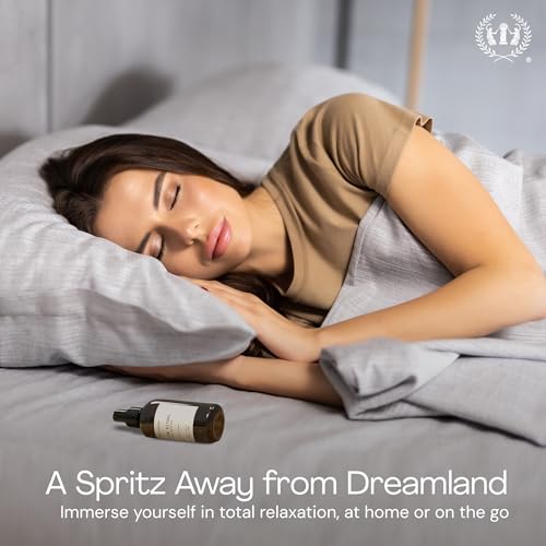 Muse Apothecary Pillow Ritual - Aromatic, Calming and Relaxing Pillow Mist, Linen and Fabric Spray - Infused with Natural Aromatherapy Essential Oils - 8 oz, Fleur du Lavender - size: 8 Fl Oz (Pack of 1)