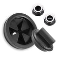 RQYEKDO 3 1/8" Rubber Disposal Splash Guard Fits Waste King,Whirlaway,Sinkmaster,GE | Rubber baffle stops splashes & noise; fits 3 1/8" disposals, easy install & clean, replacement sink drain stopper - color: b_3 -1/8 " (1+1）
