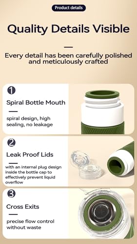 5 packs of toiletries travel bottles, TSA Approval silicone travel containers, leak proof refillable shampoo and conditioner are essential for travel, fitness, business trips, office use(green) - color: Green