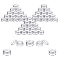 Houseables Sample Containers, Lip Balm Containers, Sample Jars, Mini Jars with Lids, Small, Empty, Makeup, Powder, Gloss, Cosmetic, Tiny, Chapstick, Dab, Wax, Scrub, Little, Clear Plastic 3 Gram, 50PK - color: Clear, size: 50 Pack
