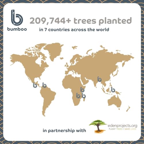 Bumboo Bamboo Toilet Roll 24 Pack | Unbleached Toilet Paper 3 ply, 300 Sheets | Eco Toilet Rolls | Plastic-Free, Soft, Strong & Sustainable Toilet Tissue, Beige - size: 24 Count (Pack of 1)