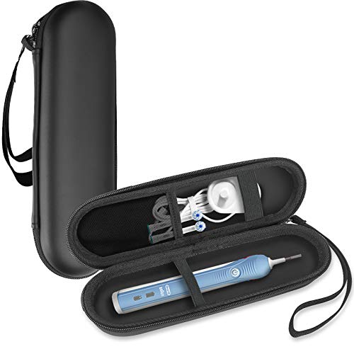 ProCase Travel Case for Oral-B/Oral-B Pro Smartseries/IO Serie Sonicare Protective Clean Electric Toothbrush, Hard EVA Case Cover Storage Bag Holder with Mesh Pocket for Accessories -Black - color: Black
