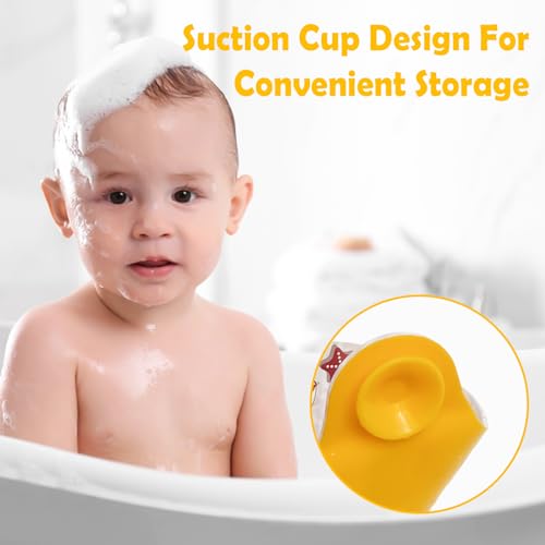 Silicone Bathtub Drain Stopper with Beach Scenery Print - Universal Tub Plug Cover, Beautiful Coral Reef Design - Ideal Gift for Kids, Tots, Babies (White) - color: White