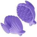 Silicone Scalp Massager Hair Growth,Hair Scrubber Scalp Stimulator Exfoliator Brush with Soft Bristles for Wet Dry Scalp Care（Purple） - color: Purple