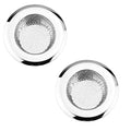 Drain Hair Catcher,Drain Stoper,Shower Drain Cover for Bathtub, Kitchen Sink Strainer, Stainless Steel Bathroom Sink, Drain Stopper with (2 PCS,4.5 in) - color: 2 Pcs,4.5 in