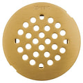 Moen Snap-In Shower Drain Cover For Use with 3-inch Shower Drain, Brushed Gold, 101663BG | 3" drain compatibility, snap-in installation, brushed gold finish, drain cover replacement, easy install - size: (Pack of 1)