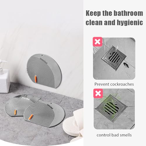 2PCS Silicone Drain Cover - 6.1''*5.5'' Bathtub Drain Stopper Bathroom Bath Tub Drain Hair Stopper, Bathtub Drain Plug, Universal Flat Suction Shower Bathtub Drain Cover, Kitchen, Laundry Accessories