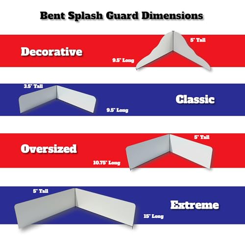 Eagle 1 Rain Gutter Valley Splash Guards, Straight or Bent (2 Per Order) Includes Screws and 1/4" Bit Driver (Classic Bent, Royal Brown) - color: Royal Brown, size: Classic Bent