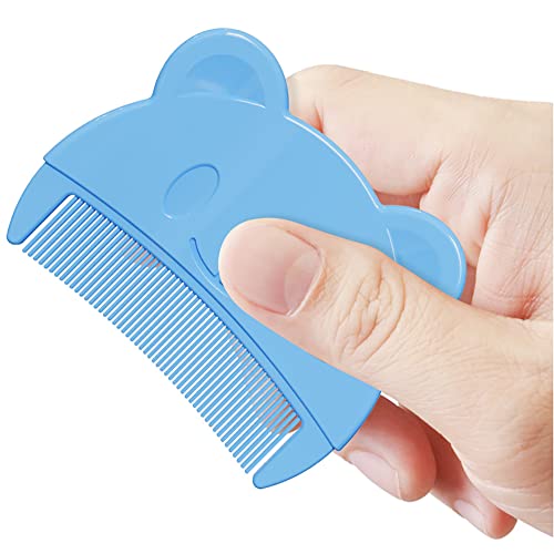 Baby Bath Brush, Baby Cradle Cap Brush, Silicone Massage Brush, Baby Comb, Children's Comb（3pcs） (Blue) - color: Blue