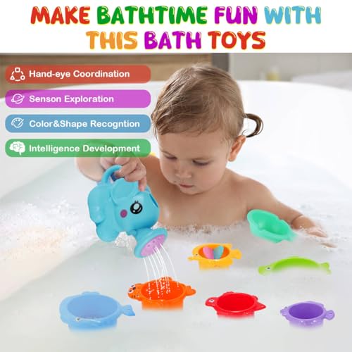 Bath Toy Set for Kids Toddlers Baby Bath Toys Fun Educational Floating Bathtub Playtime Accessories Gift Bath Toy - size: #3