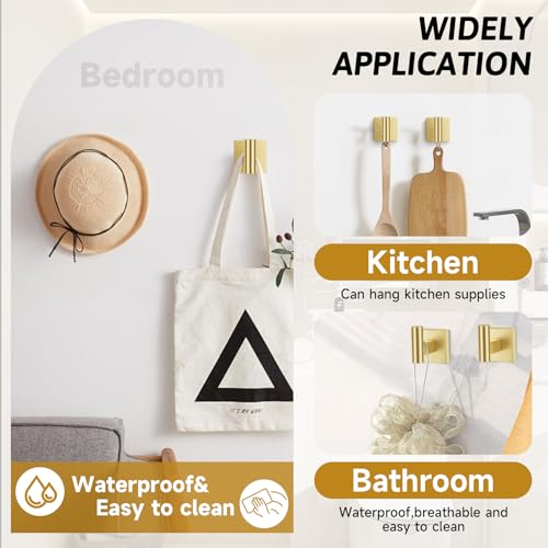 Brushed Gold Toilet Paper Holder Towel Bar Set, 5 Pieces Bathroom Hardware Accessories Set, 23.6 Inch Stainless Steel Towel Racks for Bathroom Wall Mounted - color: Brushed Gold, size: 5pieces A