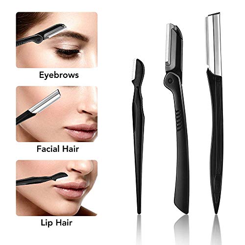Eyebrow Kit, Multipurpose Exfoliating Dermaplaning Tool Face kits | ZTRHYOO Eyebrow Razor Eyebrow Tool Kit for Women Girl, Men for Eyebrow Grooming Set (9 in 1)