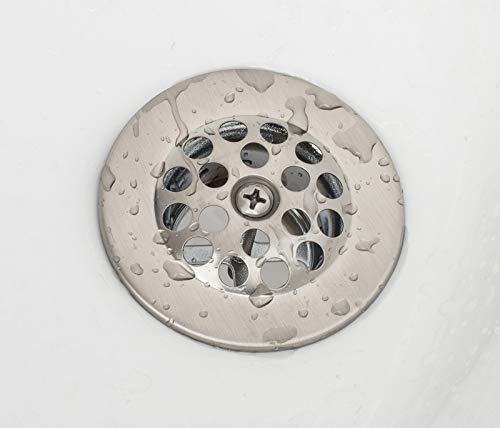 Artiwell Trip Lever Tub Trim Kit Set With Trip Lever Overflow Face Plate, Trip Lever Bathtub Drain with Strainer, Overflow and Matching Screws (BRUSHED NICKEL) - color: Brushed Nickel