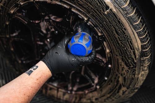 Detail Factory - Curveball XL Synthetic Brush - Ultra Soft Bristles, Comes with Storage Rack, Covers Large Area Inside or Outside Vehicles - Live Wire - color: Live Wire